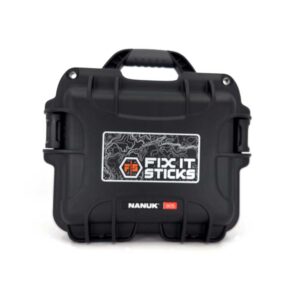 Black Nanuk 905 hard case with Fix It Sticks logo